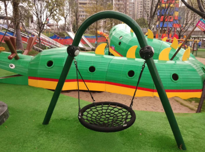 户外儿童网盘异型秋千定制