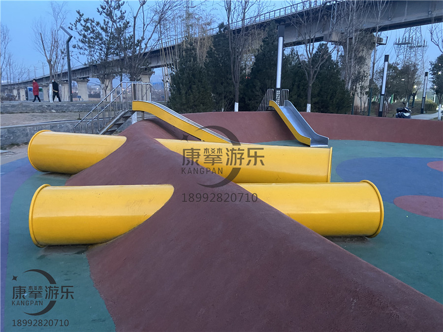 西安灞河西岸公园儿童游乐设施案例