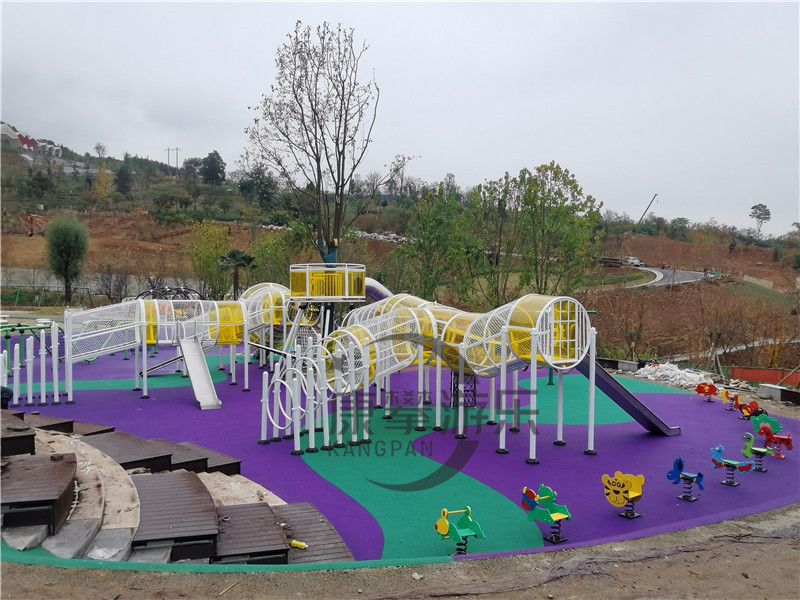 陕西汉中市植物园儿童拓展组合案例