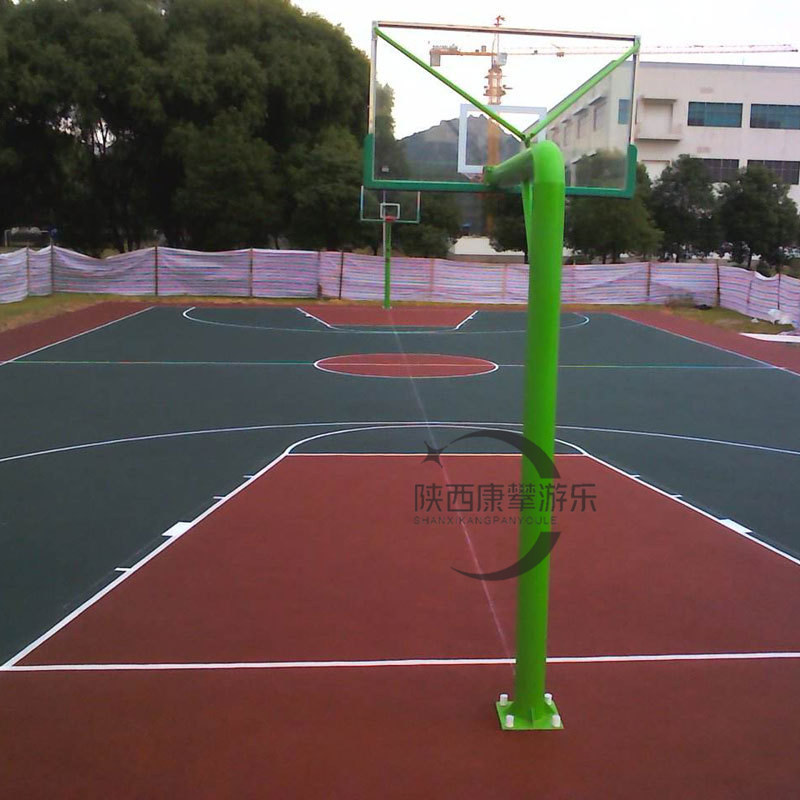 篮球场EPDM彩色塑胶颗粒地面