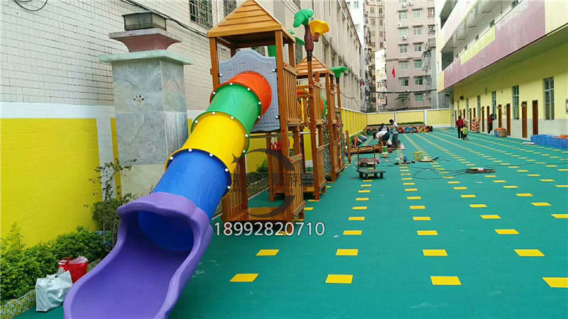 幼儿园木质滑梯 幼儿园木质滑梯