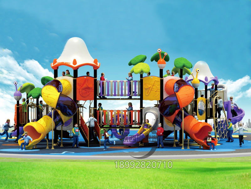 西安幼儿园大型玩具种类-组合滑梯