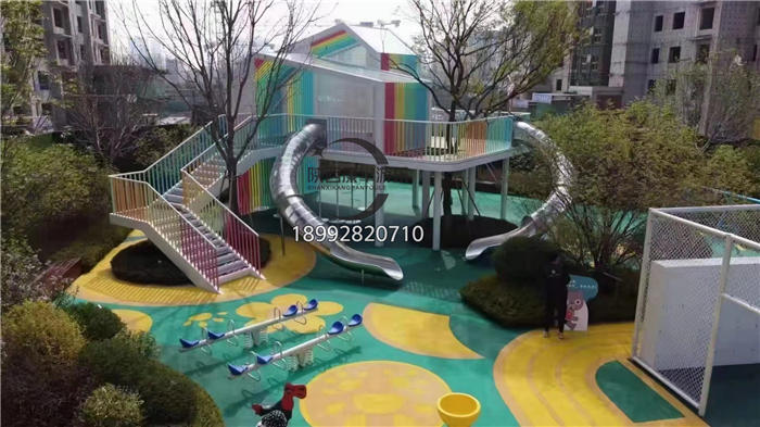 儿童游乐设施不锈钢滑梯