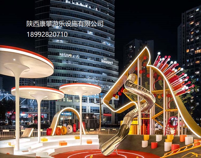 户外组合不锈钢滑梯