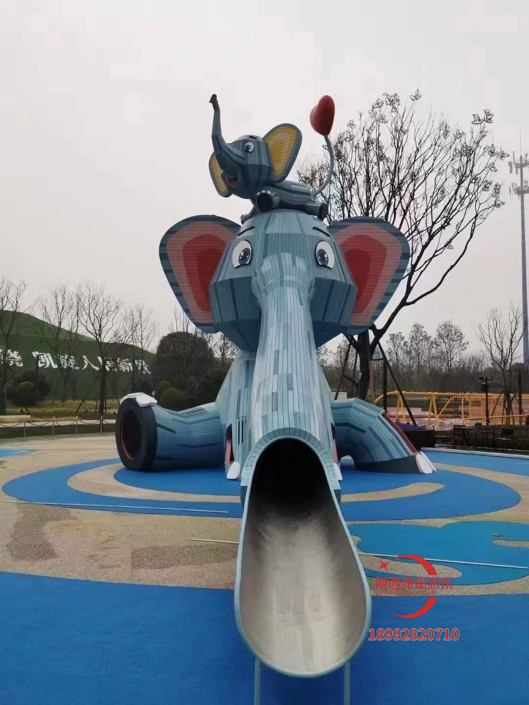 户外不锈钢滑梯