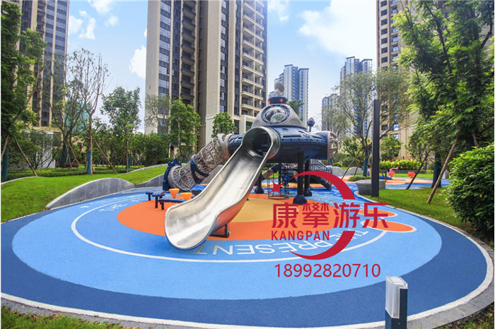 户外不锈钢滑梯