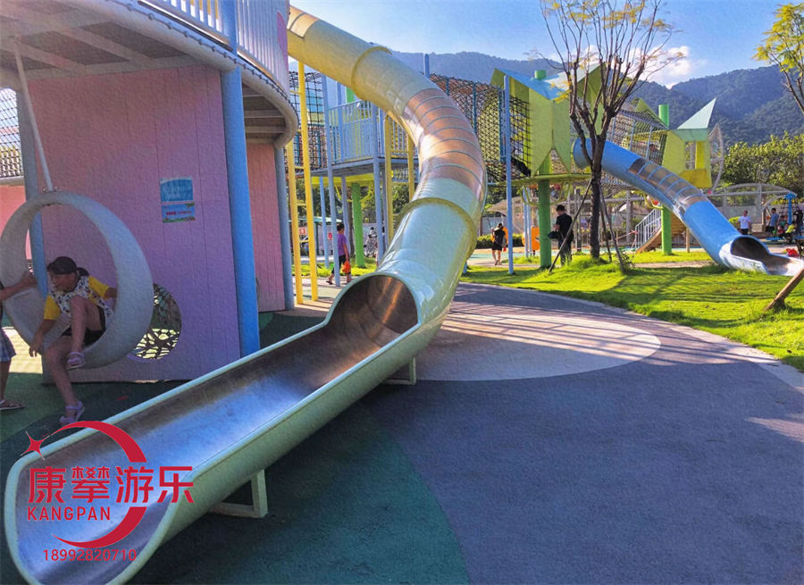 不锈钢滑梯 不锈钢滑梯