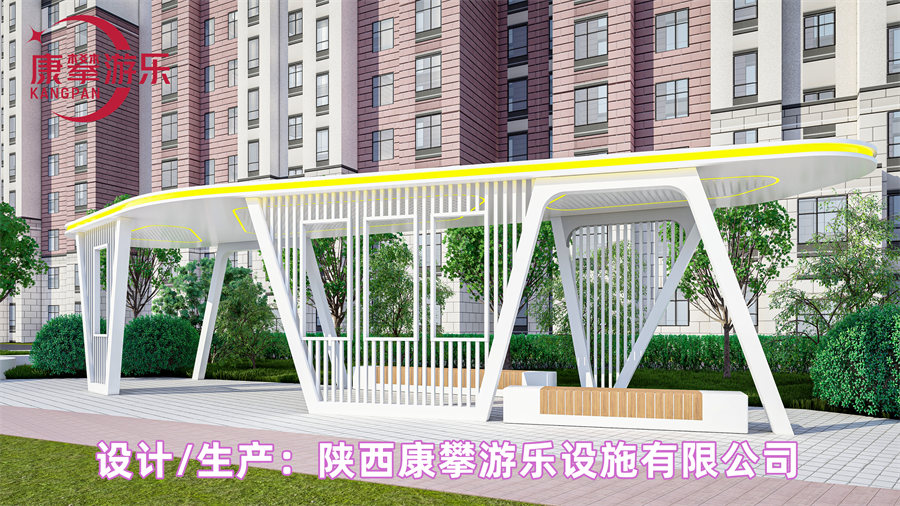 廊架效果图 廊架效果图