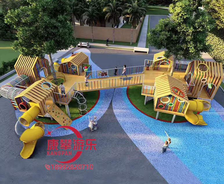 幼儿园户外非标木质儿童游乐设施定制