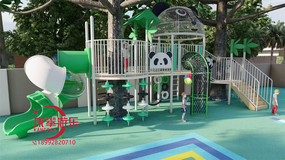 幼儿园户外熊猫造型非标