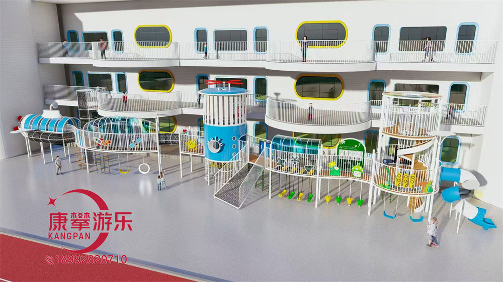 幼儿园户外飞机造型儿童廊架