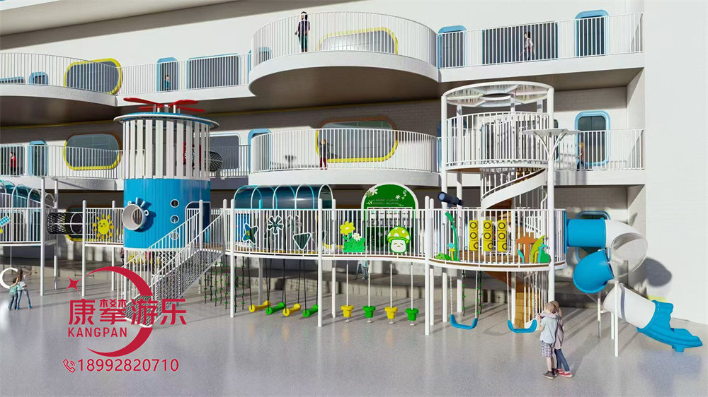 幼儿园户外飞机造型儿童廊架