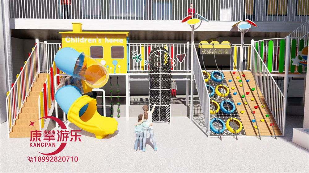 户外儿童树屋廊架