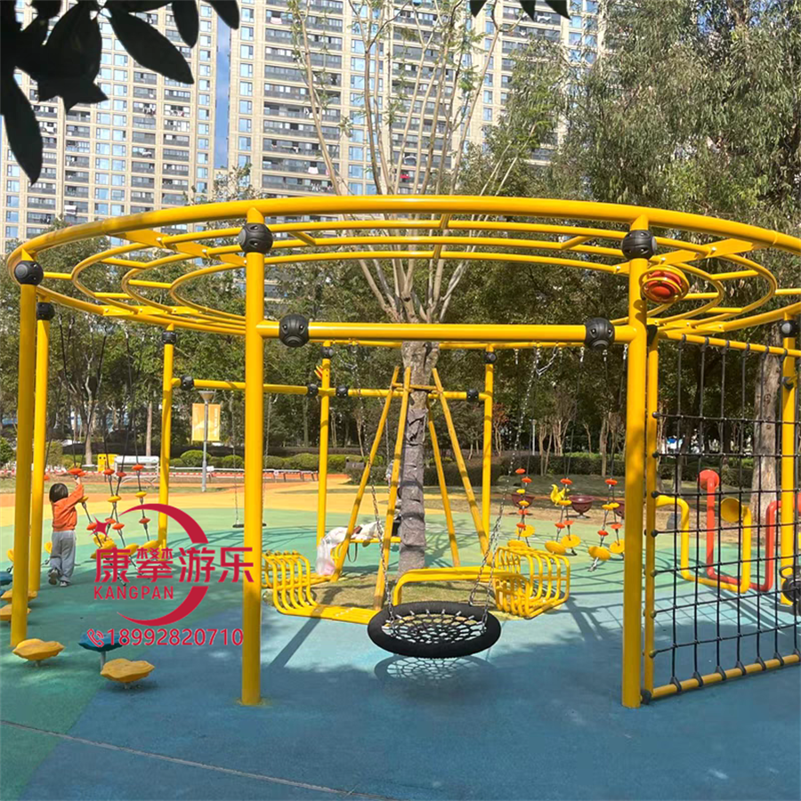 户外儿童圆环秋千