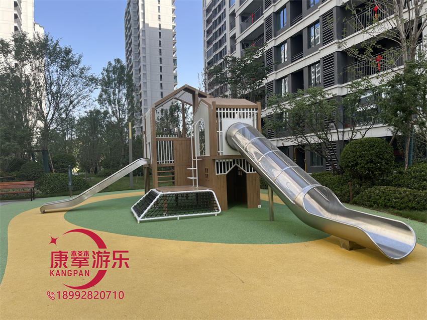 不锈钢滑梯 不锈钢滑梯