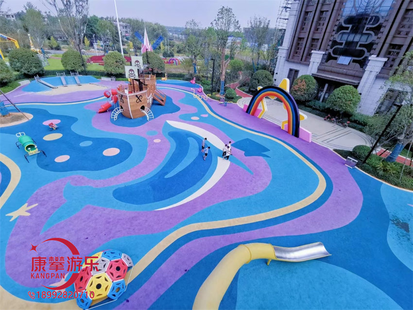 公园小区EPDM地面施工