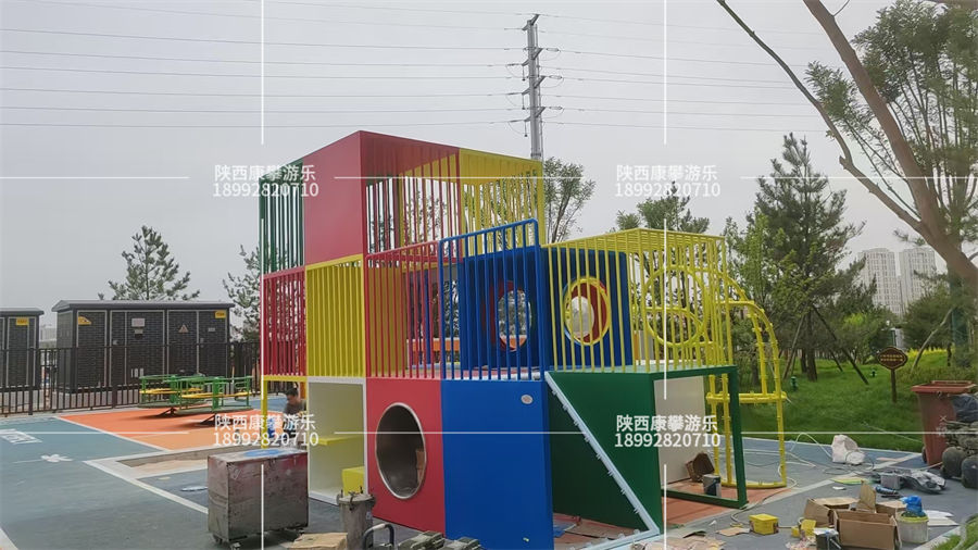 陕西榆林某小区非标儿童游乐设施成品 陕西榆林某小区非标儿童游乐设施成品
